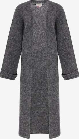 IZIA Strickjacke in Grau: Vorderseite