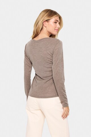 SAINT TROPEZ Shirt 'Garima' in Grey