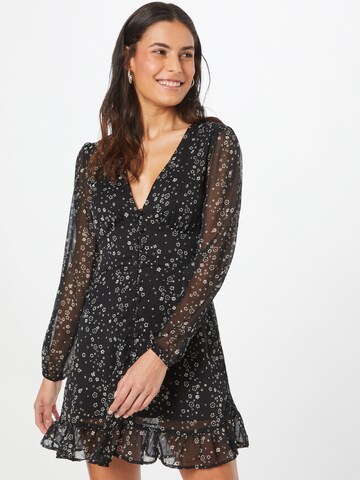 Robe-chemise Tally Weijl en noir : devant