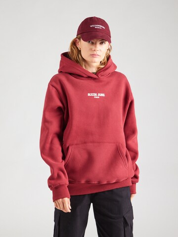 Sixth June - Sudadera 'TAKE THE RISK' en rojo