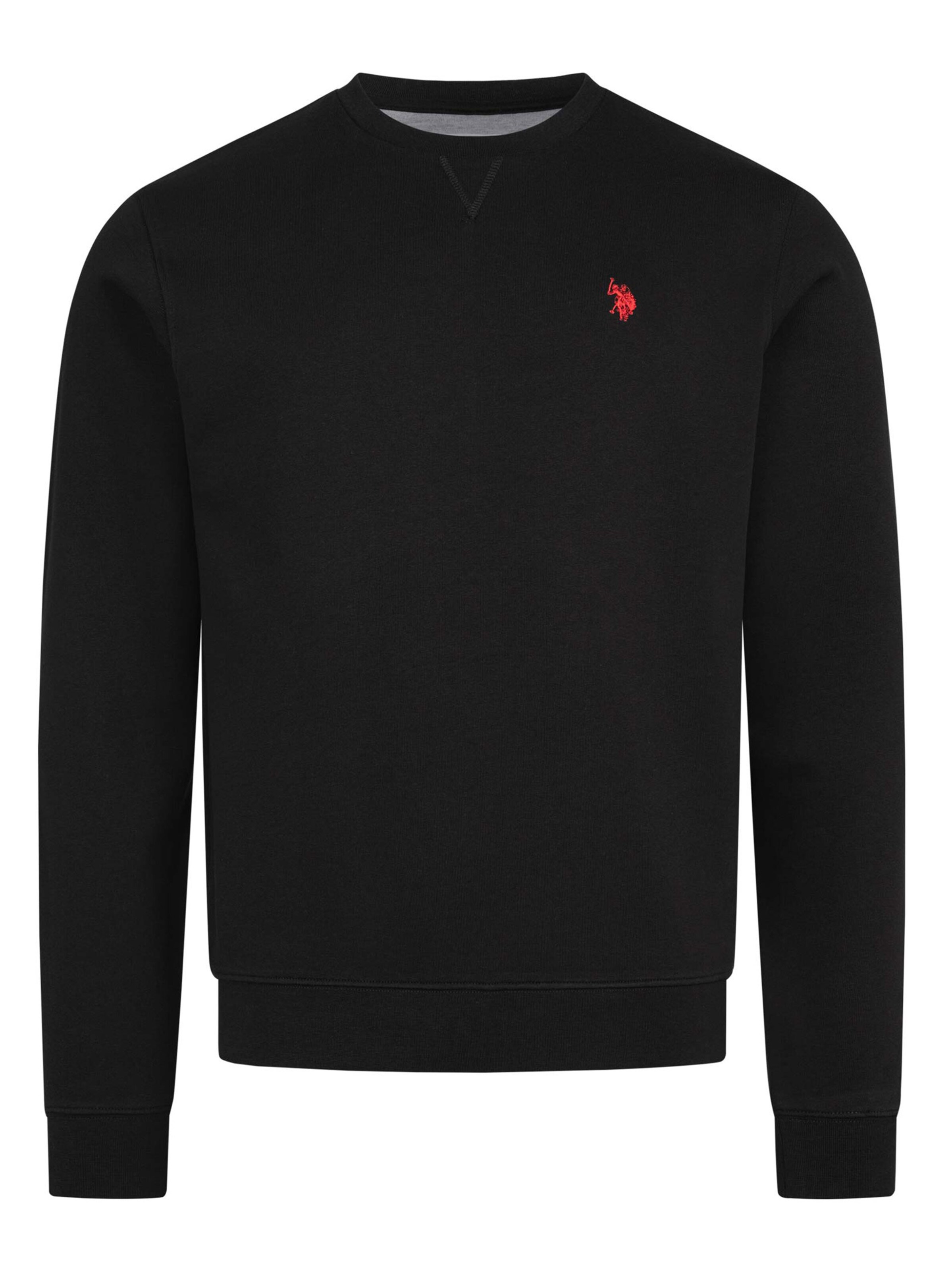 U.S. POLO ASSN. Sweatshirt in Schwarz: Vorderseite