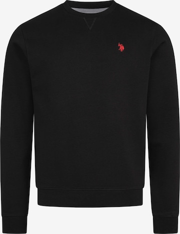 U.S. POLO ASSN. Sweatshirt in Schwarz: Vorderseite