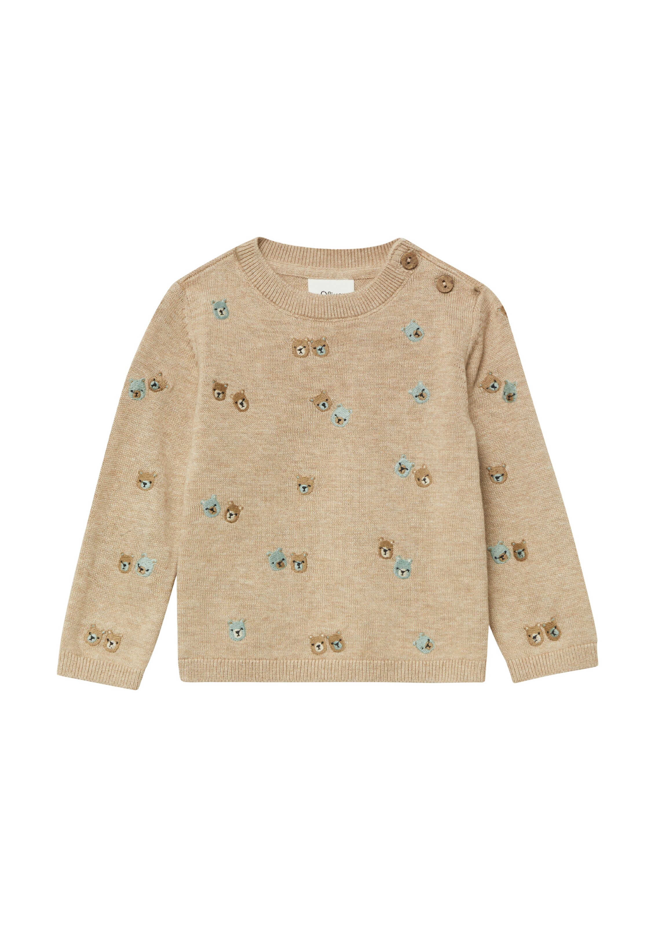 s.Oliver Pullover in Braun: Vorderseite