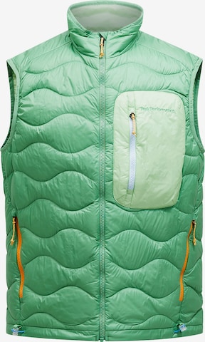 PEAK PERFORMANCE Bodywarmer in Groen: voorkant