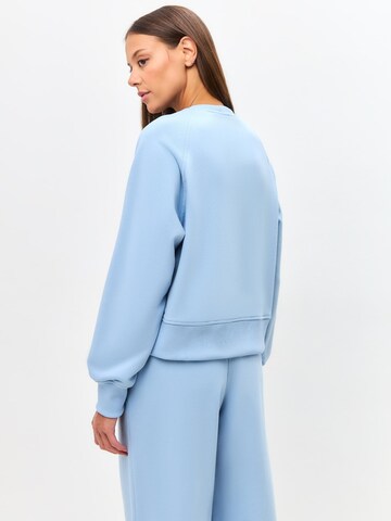 Sweat-shirt 'Country Cat' Cat e Lolette en bleu