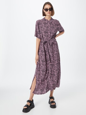 modström Shirt Dress 'Raida' in Purple