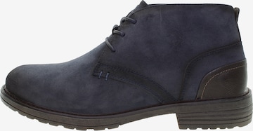 U.S. POLO ASSN. Chukka Boots 'Serge' in Blauw: voorkant