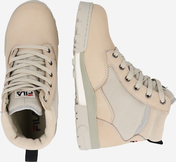 FILA Lace-Up Ankle Boots 'Grunge II' in Beige