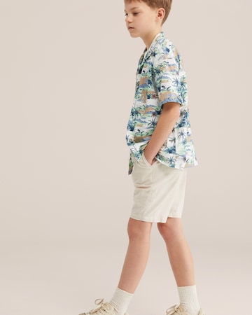 Coupe regular Chemise WE Fashion en blanc