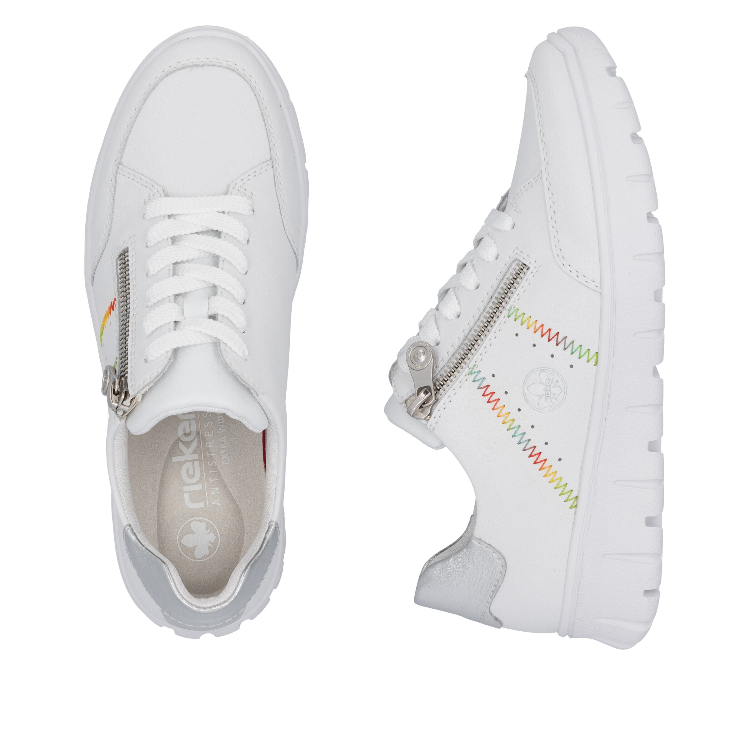 Sneaker bassa di Rieker in bianco