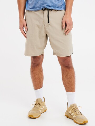 PROTEST Regular Pants 'PRTNAVAGIO' in Brown