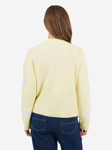 BRAVE SOUL Gebreid vest in Geel