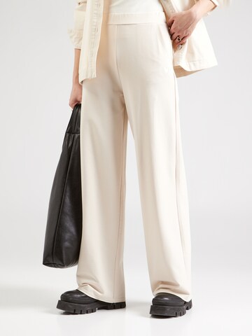 s.Oliver Wide leg Byxa i beige: framsida