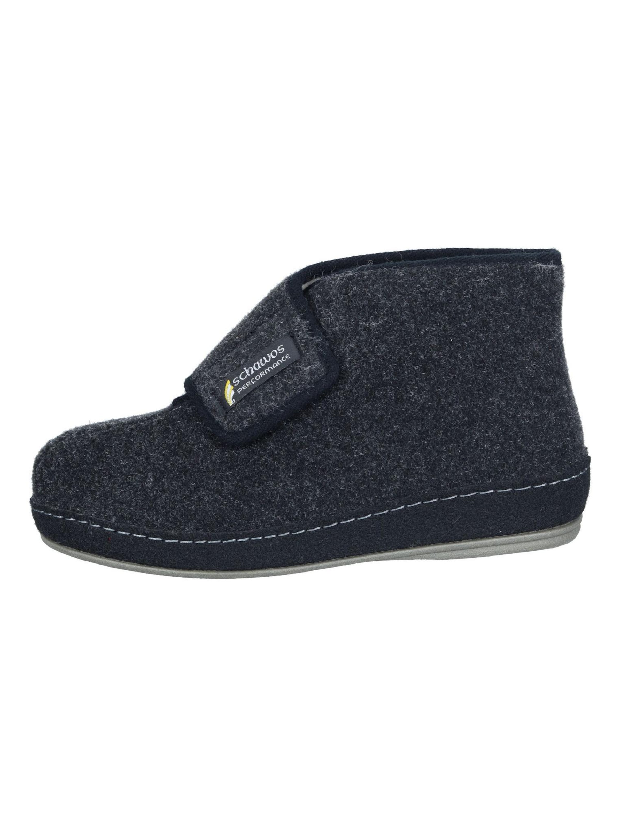 SCHAWOS Slippers 'Hausschuhe' in Black