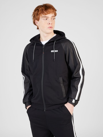 Bogner Fire + Ice - Sudadera con cremallera 'Ubbe' en negro: frente