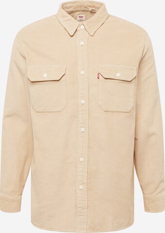 LEVI'S ® Regular fit Button Up Shirt 'Classic Worker Corduroy Shirt' in Beige: front