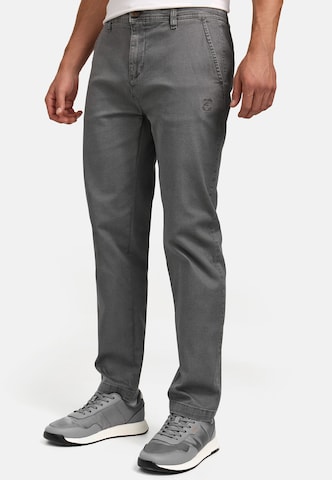 INDICODE JEANS Regular Chino 'Gabrin' in Grijs