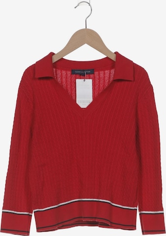 TOMMY HILFIGER Pullover M in Rot: Vorderseite