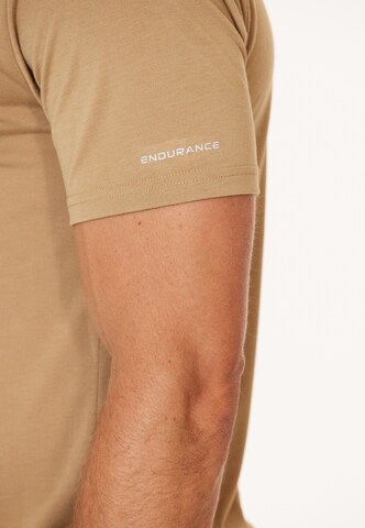 ENDURANCE Functioneel shirt 'Paikaer' in Bruin