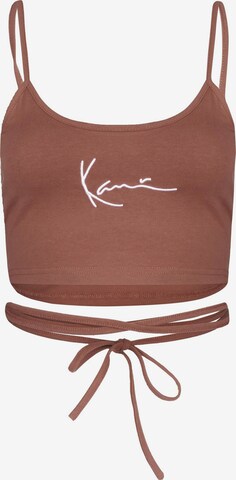 Karl Kani Top in Brown: front