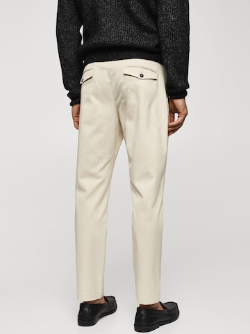 MANGO MAN Regular Broek 'Prato' in Beige