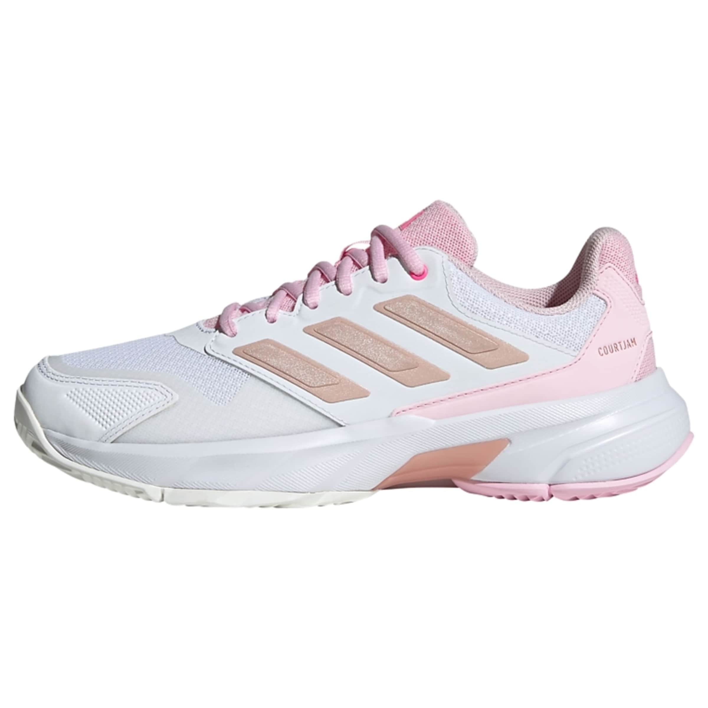ADIDAS PERFORMANCE Sports shoe 'CourtJam Control 3' in White: front