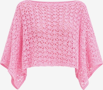 Süel knitwear - Top de punto 'Spider' en rosa: frente