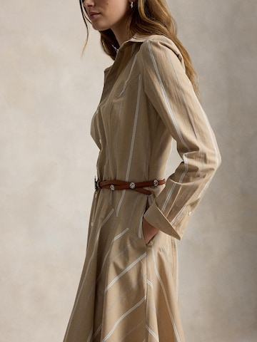 Polo Ralph Lauren Košeľové šaty - Béžová