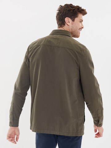 Coupe regular Veste mi-saison Threadbare en vert