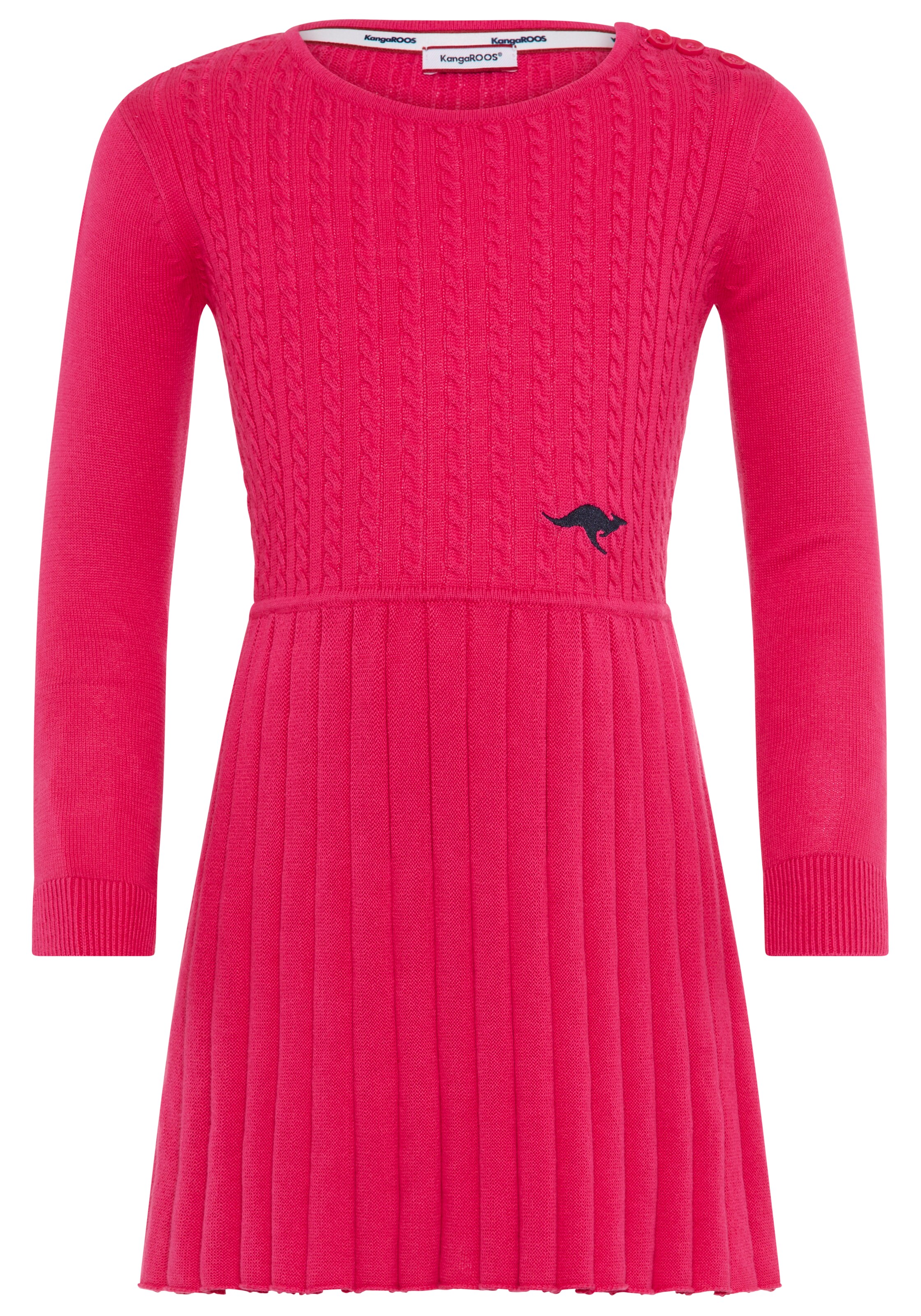 KangaROOS Dress in Pink: front