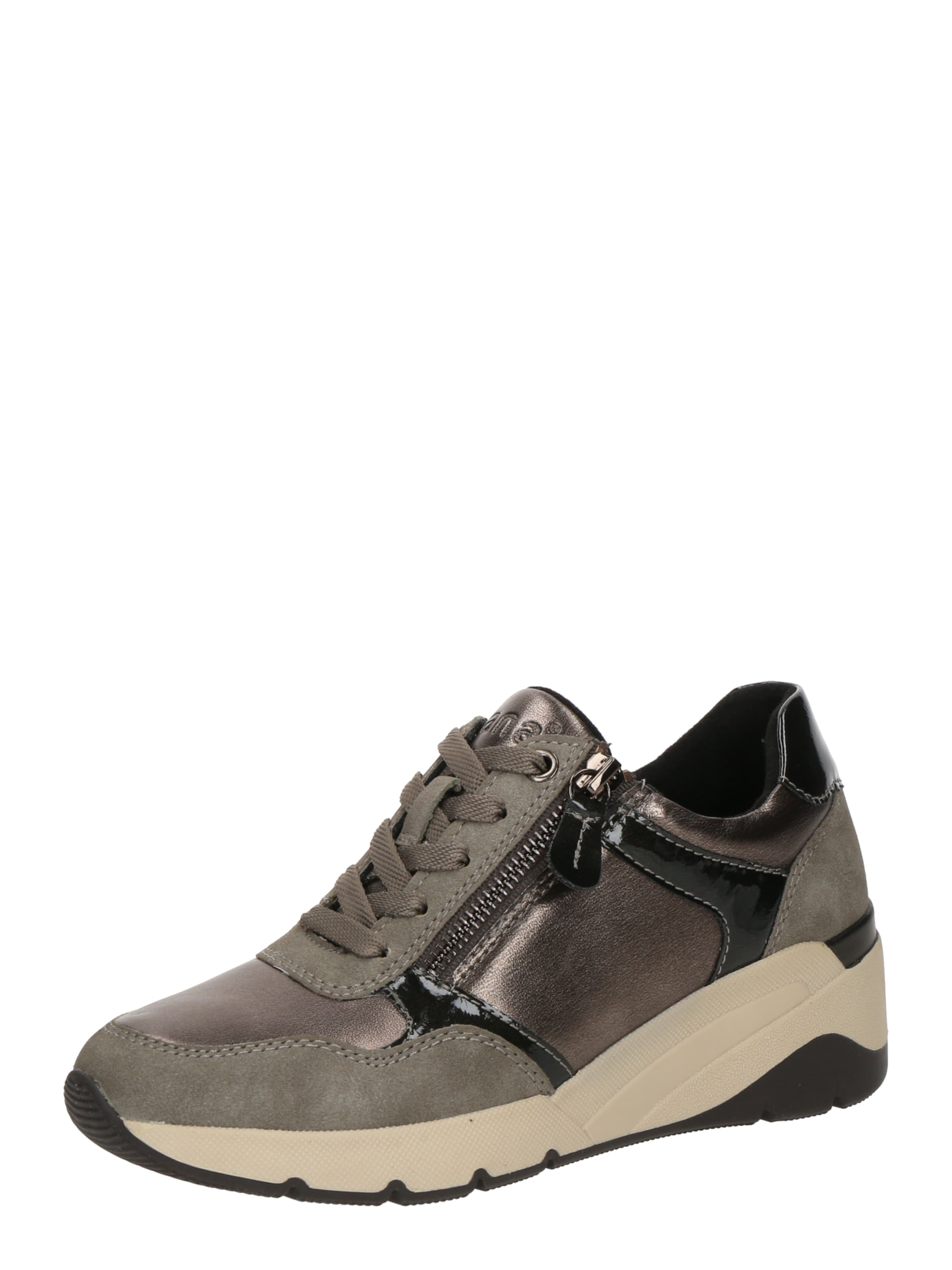 JANA Schnürschuh in Grau: Vorderseite