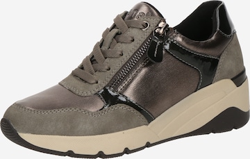 Baskets basses JANA en gris : devant