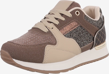 Ital-Design Sneaker in Braun: Vorderseite