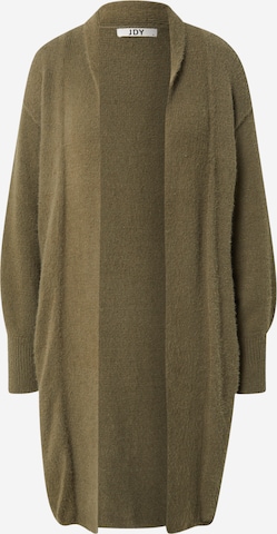 JDY Knit Cardigan 'ALESSI' in Green: front