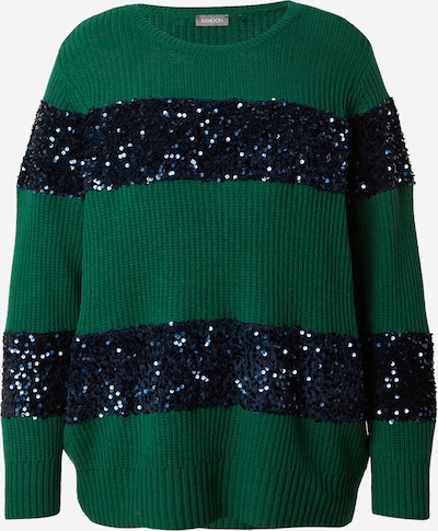 Megztinis iš SAMOON, spalva – tamsiai mėlyna / žalia, Prekių apžvalga