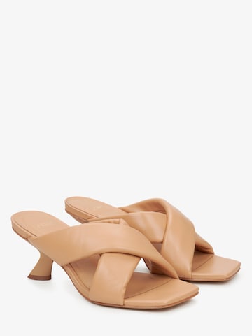 Estro Sandaal '681001' in Bruin: voorkant