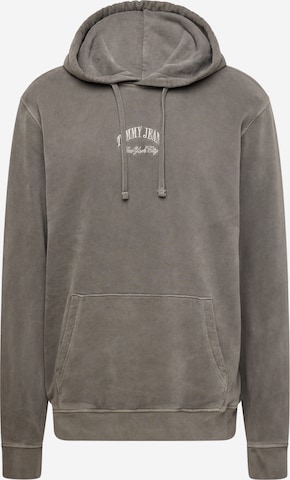 Tommy Jeans Sweatshirt 'ARCH VARSITY' in Grey: front