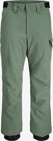 regular Pantaloni per outdoor 'JJAW25' di JACK & JONES in verde: frontale