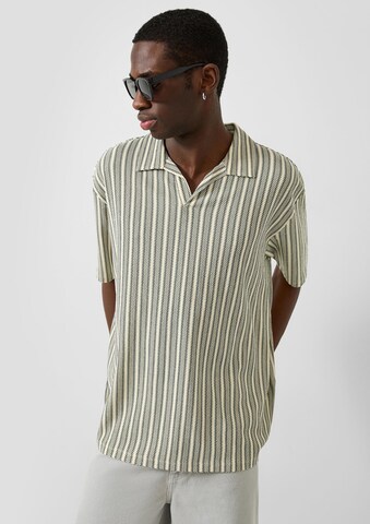 QS Shirt in Groen: voorkant