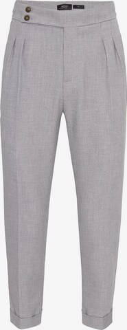 Effilé Pantalon à pince Antioch en gris : devant