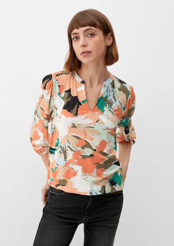 s.Oliver Blouse in Oranje: voorkant