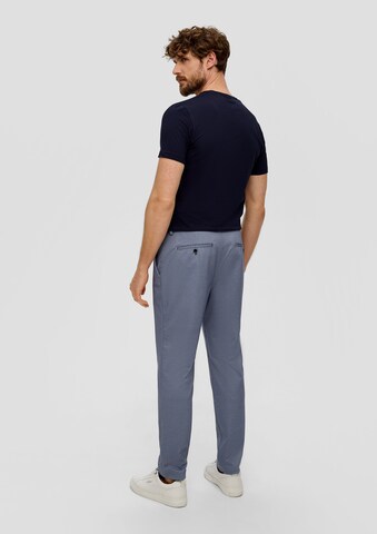 Coupe slim Pantalon s.Oliver BLACK LABEL en bleu