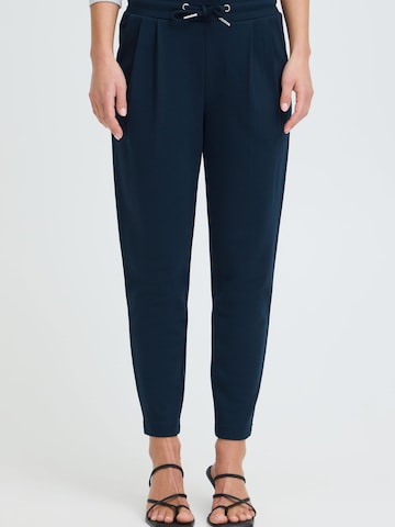 Coupe slim Pantalon Oxmo en bleu : devant
