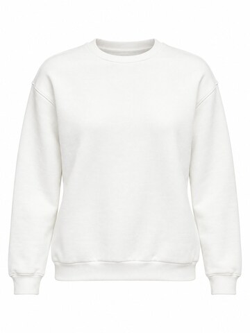 Sweat-shirt Ethiquet en blanc : devant