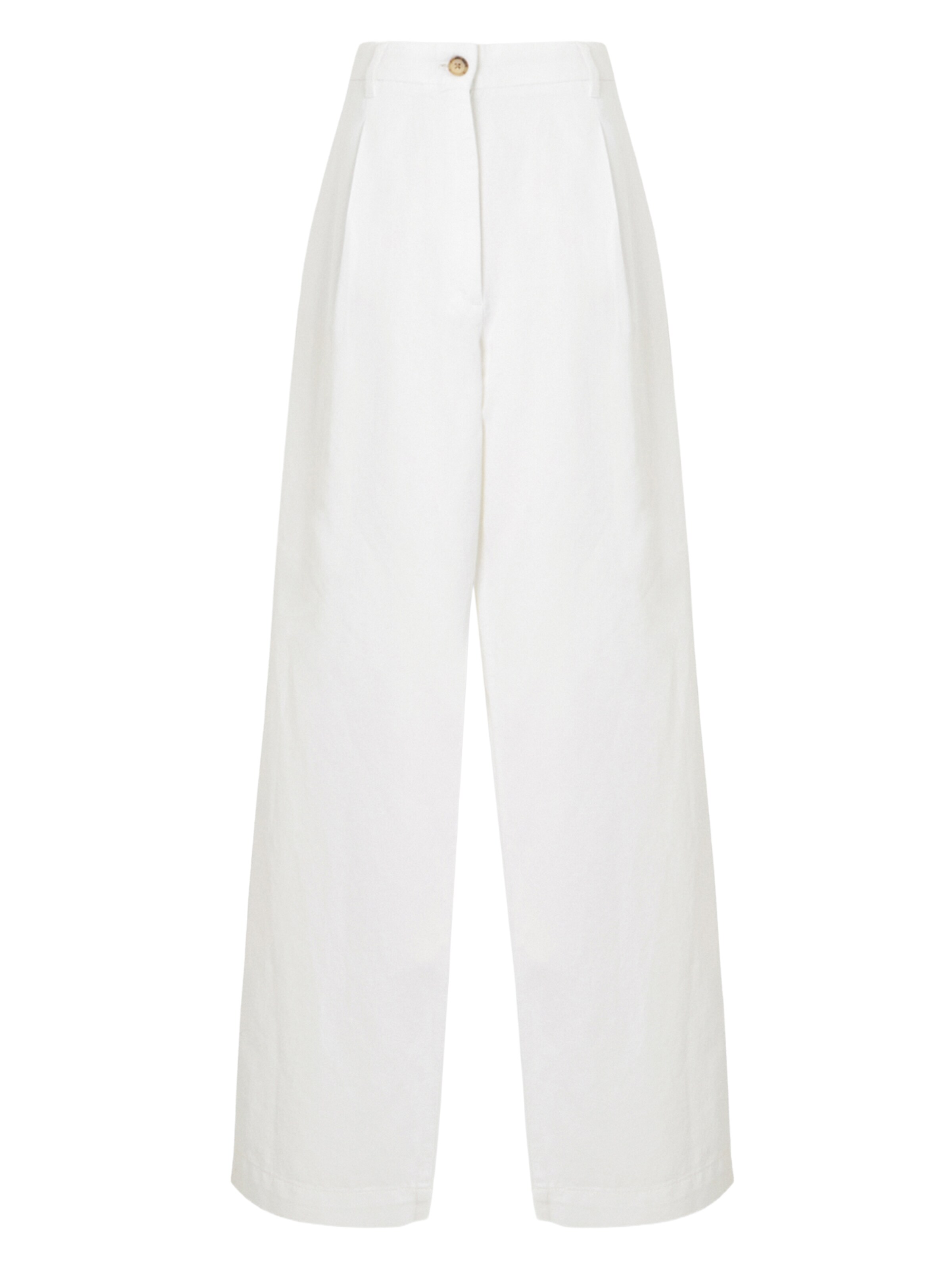 TOMMY HILFIGER Bandplooibroek in Wit: voorkant