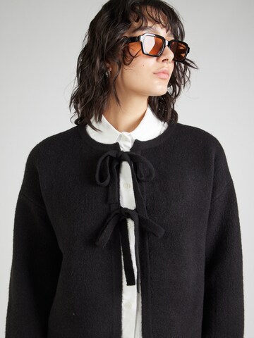 juoda VERO MODA Kardiganas 'BOW'
