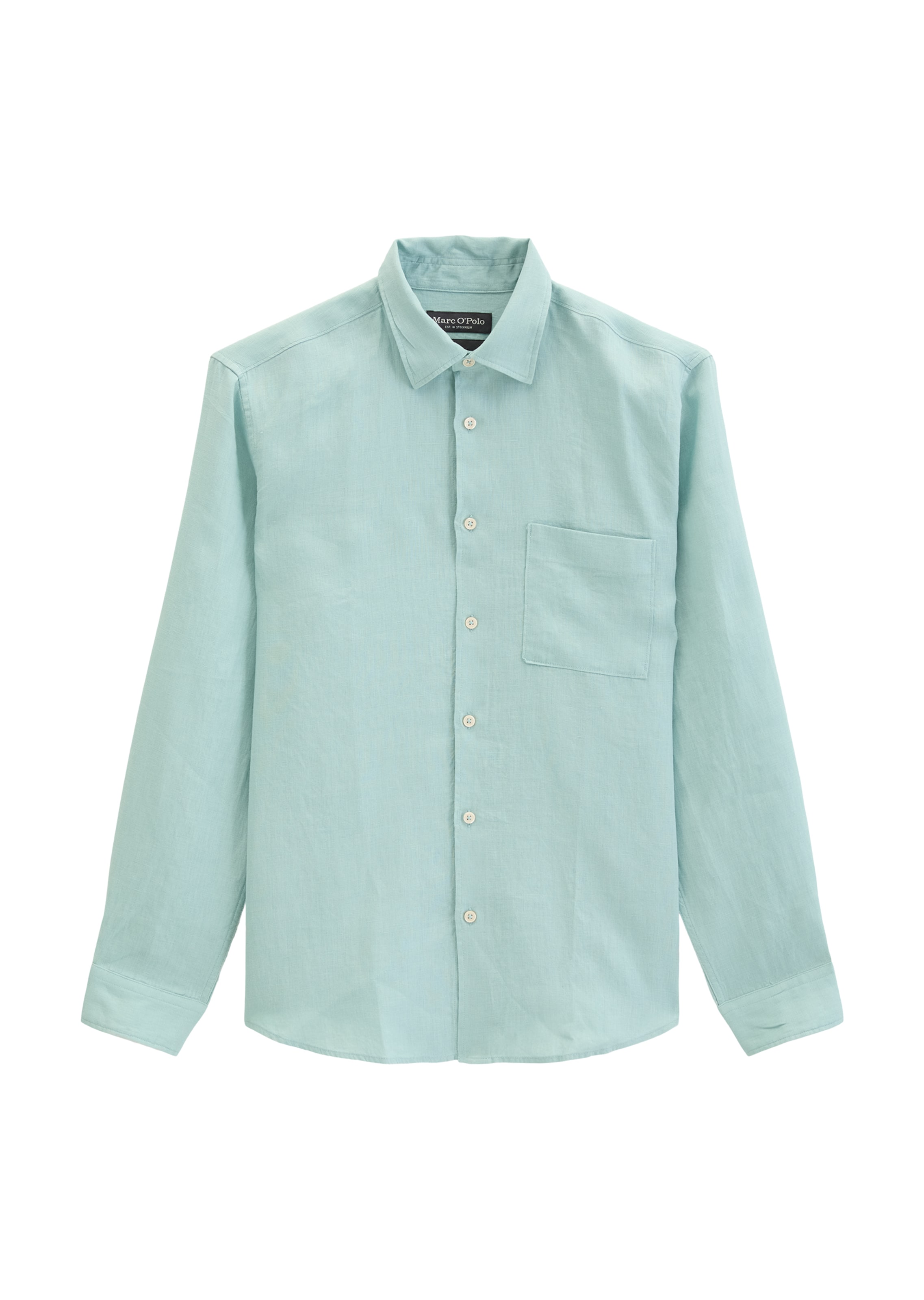 Marc O'Polo Button Up Shirt in Green: front