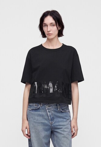 ARMANI EXCHANGE Koszulka w kolorze czarny: przód