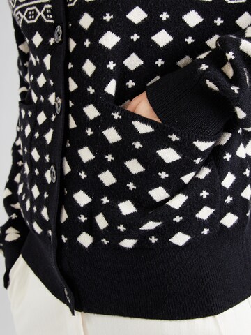 OBJECT Strickjacke 'OBJLINDA' in Schwarz
