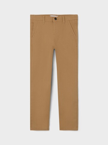 NAME IT Regular Trousers 'Silas' in Brown